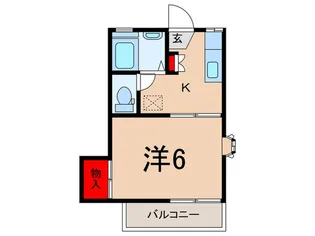 ハウス滝山【2階】の間取り