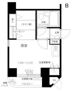 メインステージ江戸川橋【4階】の間取り