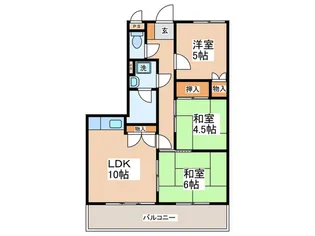リベルテ・メノユ【4階】の間取り