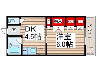 サクラビューハイツ.【1階】の間取り