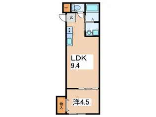 ファウンテンヒルズ新宿町【4階】の間取り