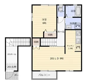 サン・セ・リテ【2階】の間取り