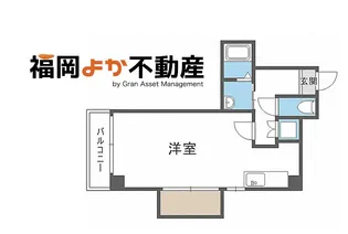 パインヒルズ美野島【6階】の間取り