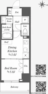 Alpha Prime東陽町【2階】の間取り