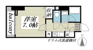 HF北四番丁レジデンス【7階】の間取り