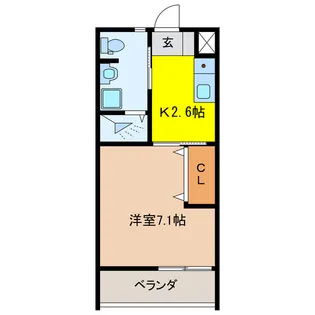 U TOPIA LAND【3階】の間取り