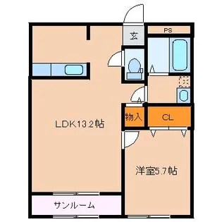 Grand City【1階】の間取り