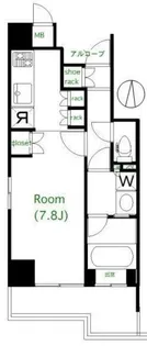 パレステュディオ上池台【5階】の間取り