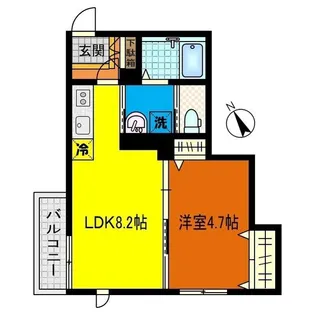 リバーサイド スクエア【2階】の間取り