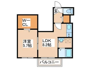 ALOHA【2階】の間取り