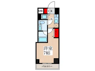 コンシェリア大塚駅前【11階】の間取り
