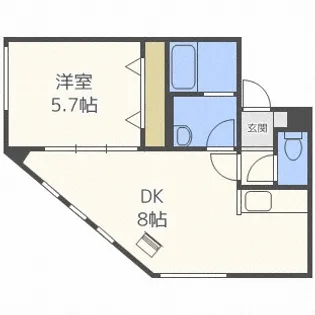 Vivo伏古【2階】の間取り