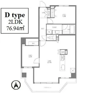 プロスペクト清澄庭園【8階】の間取り
