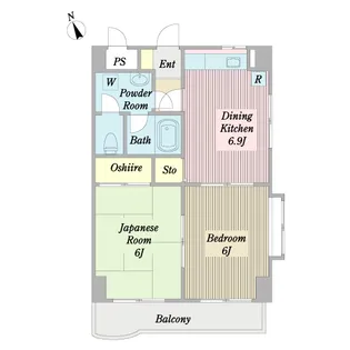 カーサブルーノ【3階】の間取り