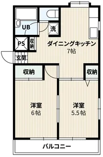 ヴィラハイム榎本【2階】の間取り