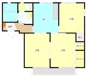 グリーンフォーレ B棟【1階】の間取り