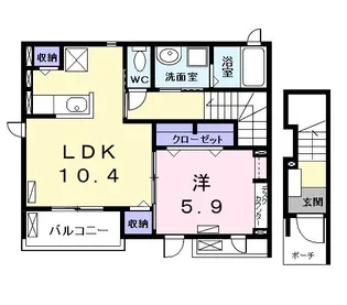 Hoe Palace III【2階】の間取り