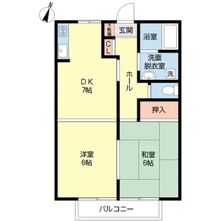 メゾン・ルミエール【1階】の間取り