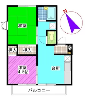 ヴィラグリーン【2階】の間取り