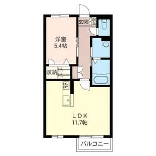 リバトーンPet’s【1階】の間取り