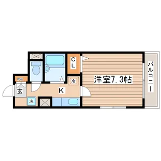 正栄ビル西公園【2階】の間取り