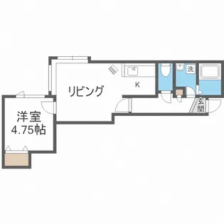 エーグル【2階】の間取り
