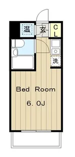 ハピネス東中野【1】【2階】の間取り