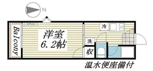 メゾン荒木【2階】の間取り