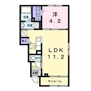 シーブルーム【1階】の間取り