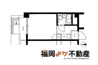 コンドミニアム舞鶴【8階】の間取り