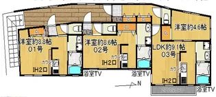 クラージュM【2階】の間取り