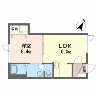 ディアス風が丘【1階】の間取り