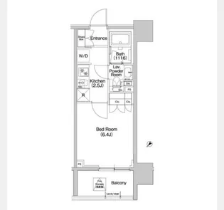 コンフォリア品川EAST【12階】の間取り