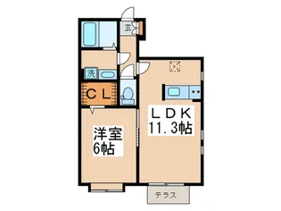 Sena B【1階】の間取り