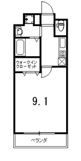 サン・ローズ【2階】の間取り