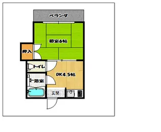 ハーモニーハウス【1階】の間取り