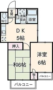 サンパレス本町【4階】の間取り
