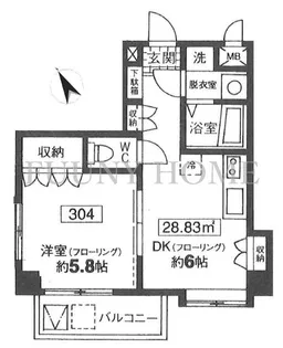 グロントホーム【3階】の間取り