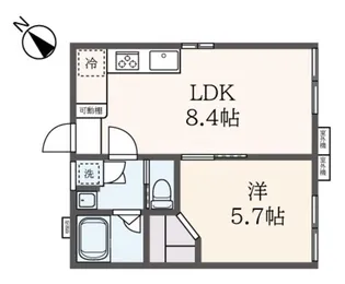 ウィン【2階】の間取り