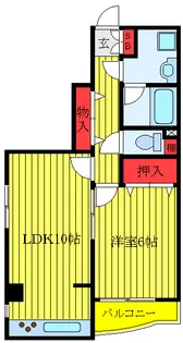 フレグランス田端【1階】の間取り