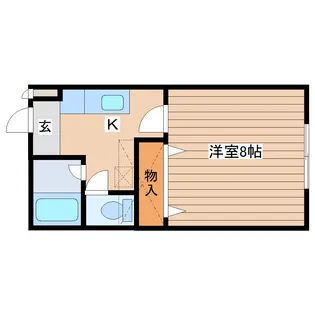 ハイツミカミ【1階】の間取り