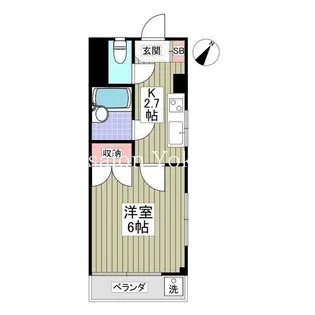 ヒルズ白楽I【3階】の間取り