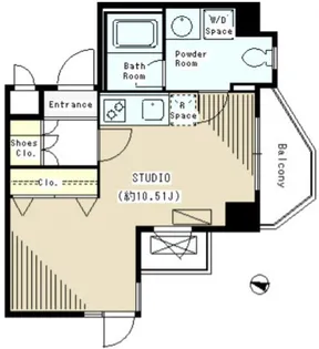 ビクトリア プレイス【5階】の間取り