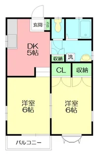 カーサ南【2階】の間取り