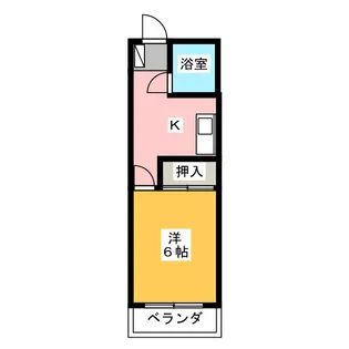 チェリオ小鹿【1階】の間取り
