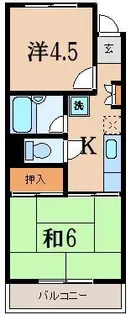 ドムスシーハイル【1階】の間取り