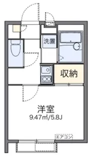レオパレス羽根木【1階】の間取り