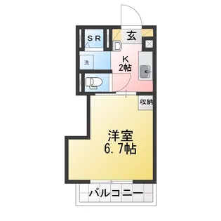 マンション ストリーム【3階】の間取り