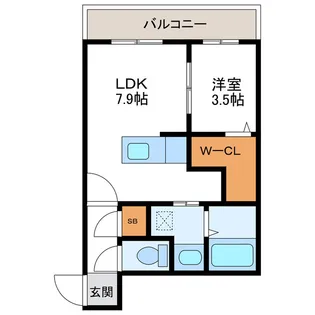 palazzo7/8 パラッツォ7/8【2階】の間取り