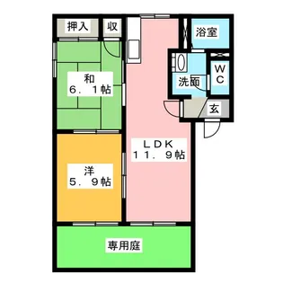 フォルテ【1階】の間取り